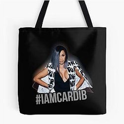 Art Cardi B All Over Print Tote Bag