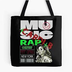 Art Cardi B All Over Print Tote Bag