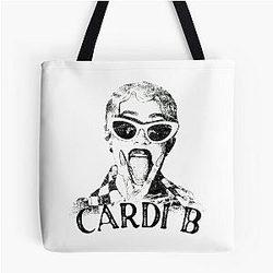 Art Cardi B All Over Print Tote Bag