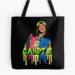 Art Cardi B All Over Print Tote Bag