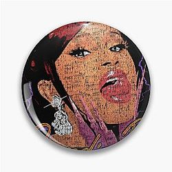 Cardi B 90s Pin