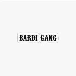 Bardi Gang Cardi B Sticker