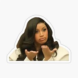 Cardi B courtroom look