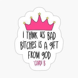 Cardi B Sticker