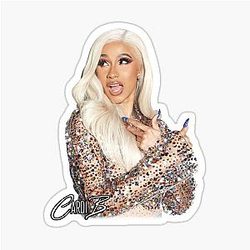 Cardi B Am I the Drama Tour Sticker