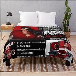 Cardi B Am I the Drama Throw Blanket