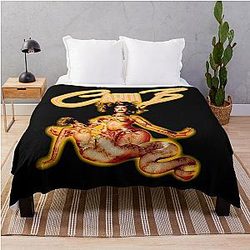Art Cardi B Throw Blanket