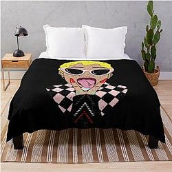 Art Cardi B Throw Blanket