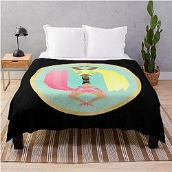 Art Cardi B Throw Blanket