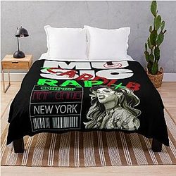 Art Cardi B Throw Blanket