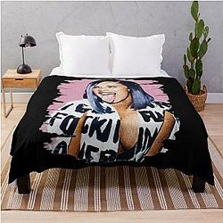 Art Cardi B Throw Blanket