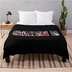Art Cardi B Throw Blanket