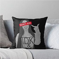 Art Cardi B Throw Pillow