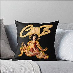 Art Cardi B Throw Pillow