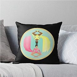 Art Cardi B Throw Pillow