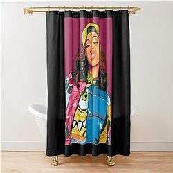 Art Cardi B Shower Curtain