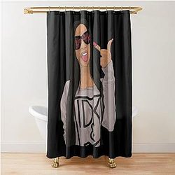 Art Cardi B Shower Curtain