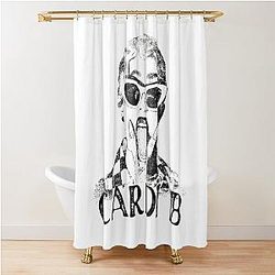 Art Cardi B Shower Curtain