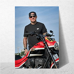 Carey Hart pioneered the motocross backflip Carey Hart Posters