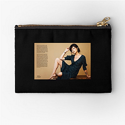 Silver Screen Goddess Carla Gugino Zipper Pouches
