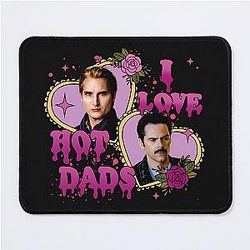 I Love Hot Dads Charlie's Swan Carlisle Cullen Mouse Pad