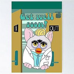Get Well Soon Carlisle Cullen Twilight vampire doctor Poster