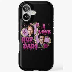 I Love Hot Dads Charlie's Swan Carlisle Cullen iPhone Tough Case