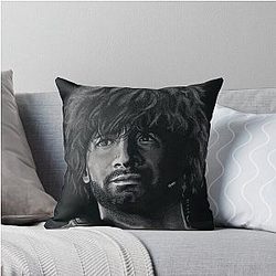 Carlos Oliveira Resident Evil 3 Remake in Charcoal Throw Pillow