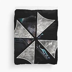 Carlos Oliveira Resident Evil 2 Umbrella Duvet Cover