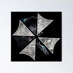 Carlos Oliveira Resident Evil 2 Umbrella Poster
