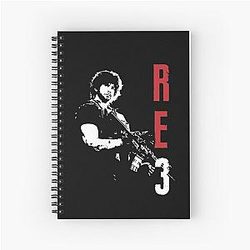 Funny Gifts For Resident Evil 3 Carlos Oliveira Spiral Notebook -> Funny Gifts for Resident Evil 3 Carlos Oliveira Notebook