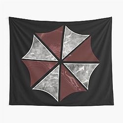 Carlos Oliveira Resident Evil 2 Umbrella Red Tapestry