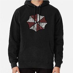 Carlos Oliveira Resident Evil 2 Umbrella Logo Red Pullover