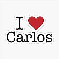 I Heart Carlos Sticker