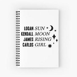Big Time Rush Carlos Edition Spiral Notebook
