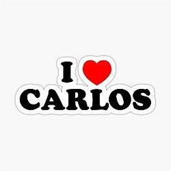 I Love Carlos Sticker