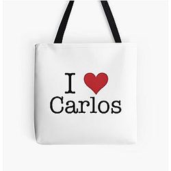 I Heart Carlos All Print Tote Bag