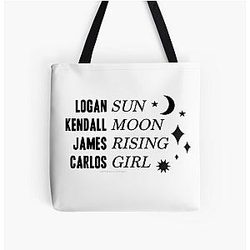 Big Time Rush All Over Print Tote Bag - Carlos Edition Astrology Chart