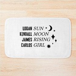 Big Time Rush Astrology Chart Carlos Edition Bath Mat