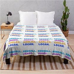 Kendall James Carlos Logan Throw Blanket