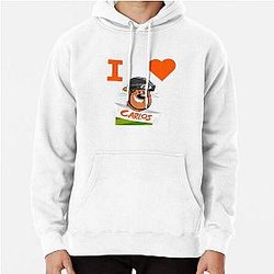 I Love Carlos Yard Squirrel Pullover Hoodie