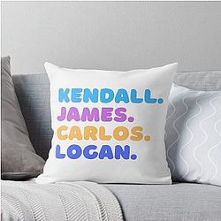 Kendall James Carlos Logan Throw Pillow