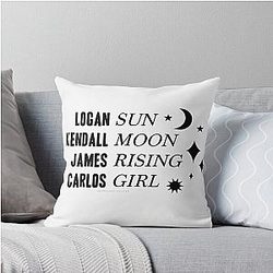 Big Time Rush Astrology Chart Carlos Edition Throw Pillow