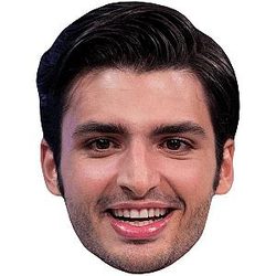 Carlos Sainz Jr Celebrity Mask, Fancy Dress Mask