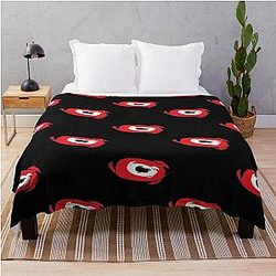 Carolina Hurricanes MSPaint Logo Throw Blanket