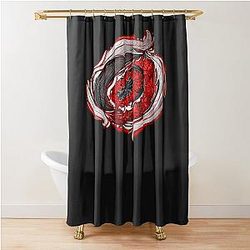 Carolina Hurricanes Poinsettia Classic Shower Curtain