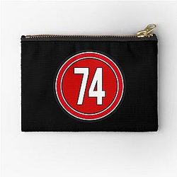 Jaccob Slavin Number 74 Jersey Carolina Hurricanes Zipper Pouch