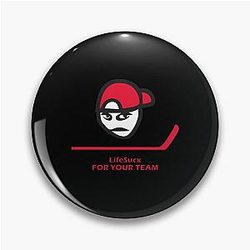 Carolina Hurricanes Colors Lifesucx Pin
