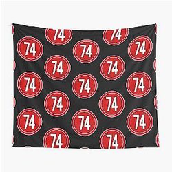 Jacob Slavin Number 74 Carolina Hurricanes inspired Tapestry