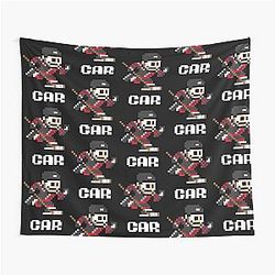 Carolina Hurricanes 8-bit Retro Pixel Art Videogame Tapestry